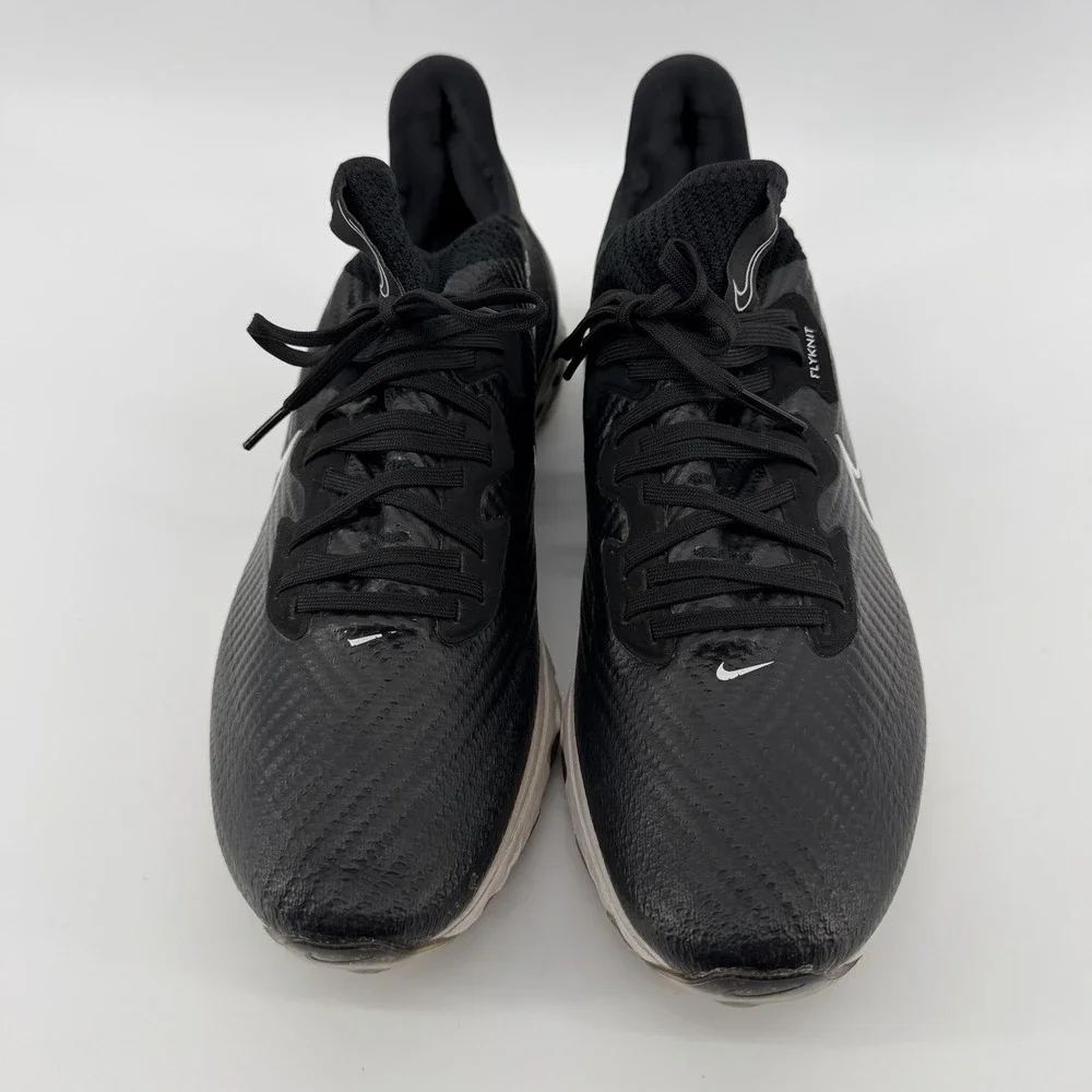 Nike Air Zoom Infinity Tour‎ Flyknit Golf Shoes Men's 11 Black Spikes ct0540-077